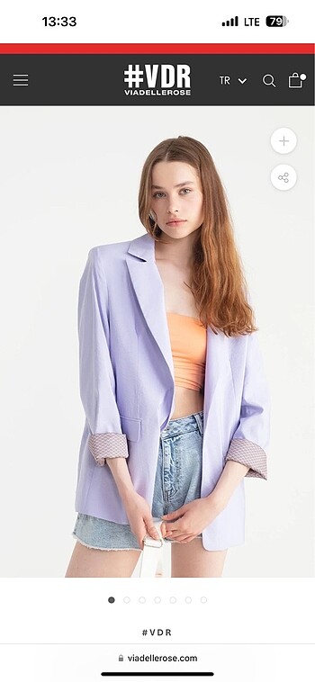 VDR Lila Ceket Blazer
