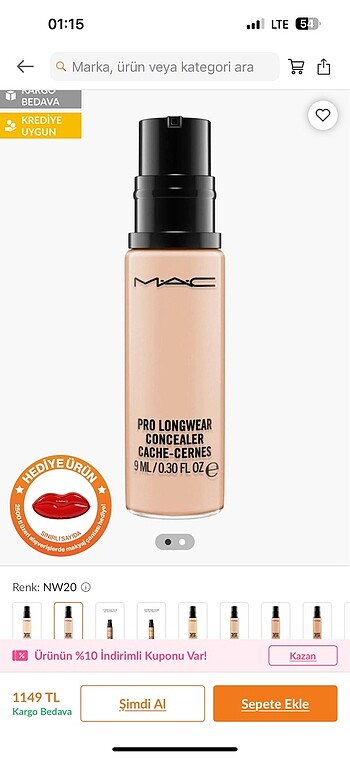 MAC NW20 Concealer