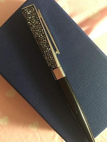 Swarovski Taşlı Kartlık ve Tükenmez Kalem Takımı - Görsel 2