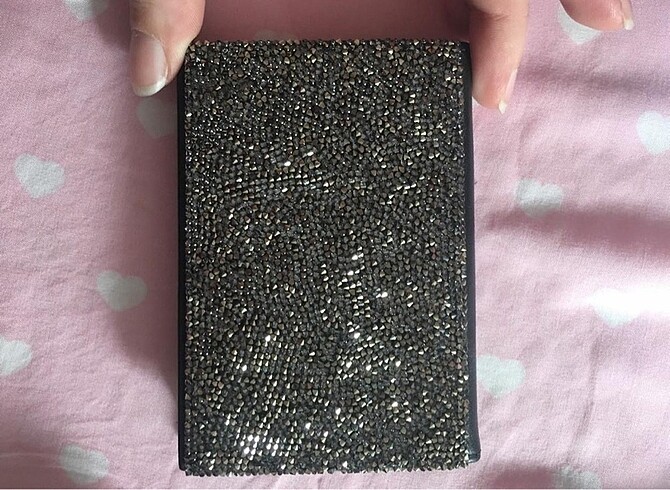 Swarovski Taşlı Kartlık ve Tükenmez Kalem Takımı - Görsel 3