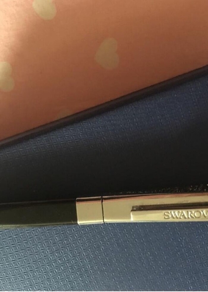 Swarovski Taşlı Kartlık ve Tükenmez Kalem Takımı - Görsel 4