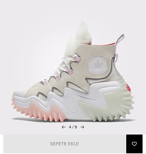 38 Beden Converse Run Star CX Tavşan