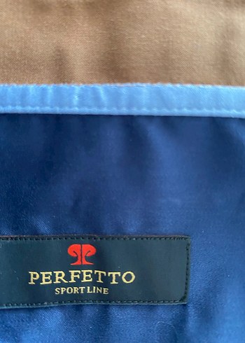 Düğmeli Mavi Erkek Gömlek perfetto - Görsel 3