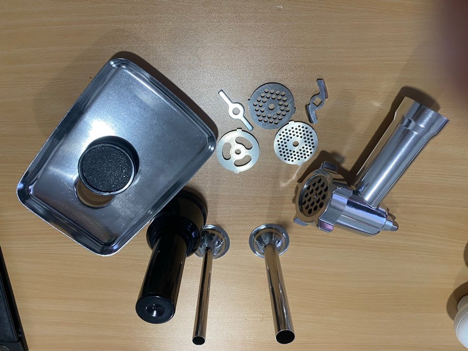 Karaca hamur makinesi kıyma sucuk aparatı - Görsel 5