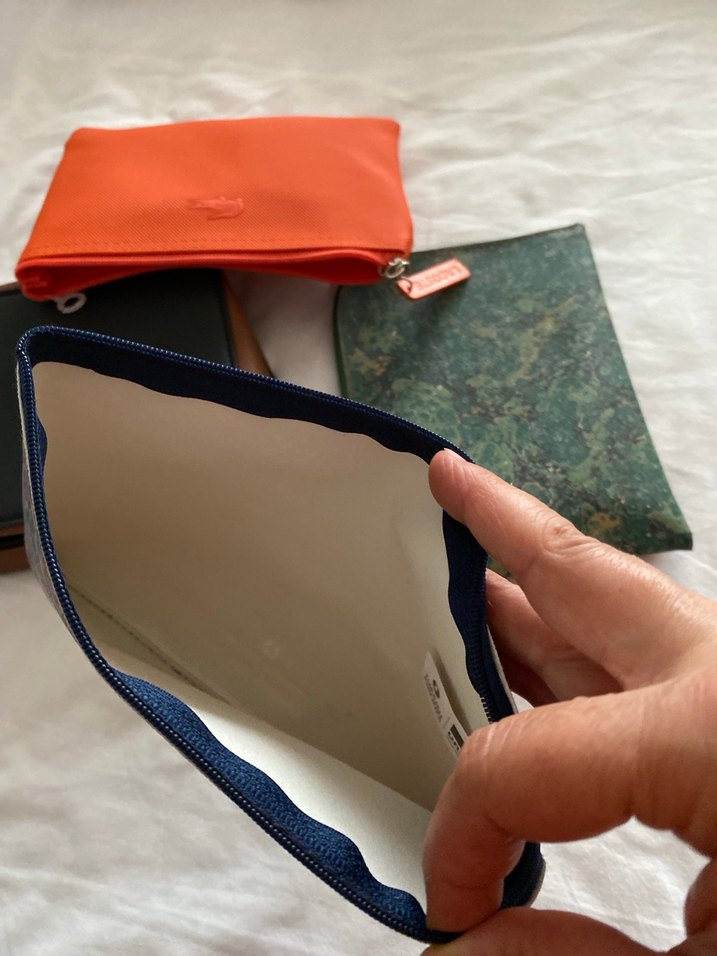 Bohem Desenli Kadın Deri Makyaj Çantası 3 adet - Görsel 2