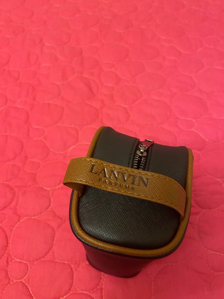 Kahverengi Deri Fermuarlı  çok amaçlı çanta  içi dolu - Görsel 2