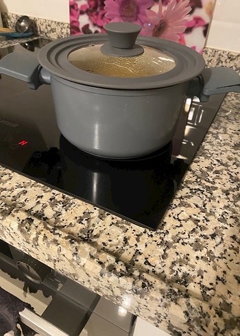 Gri Cam Kapaklı Tencere kapak - Görsel 3