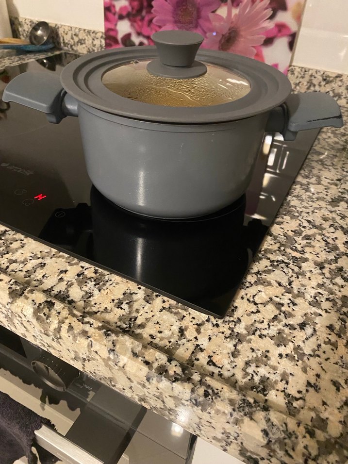 Gri Cam Kapaklı Tencere kapak - Görsel 3