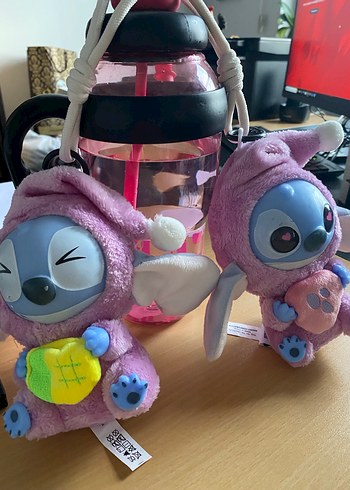 Renkli Peluş Oyuncak Anahtarlık Seti 2 adet - Görsel 7