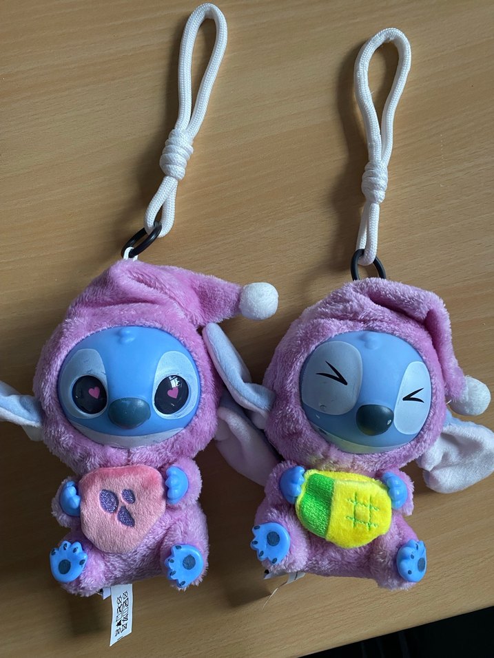 Renkli Peluş Oyuncak Anahtarlık Seti 2 adet - Görsel 2