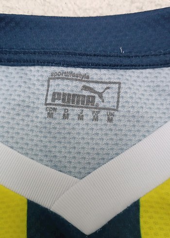 Erkek Sarı Lacivert Çizgili Spor Forma - Görsel 6