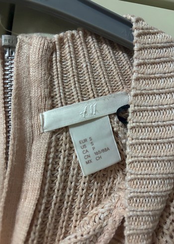 Bej Örgü Kadın Triko Kazak - Görsel 2