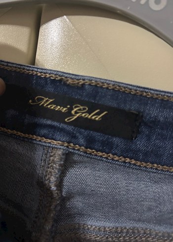 Kadın Mavi Denim Dar Kesim Midi Kot Pantolon - Görsel 2