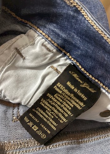 Kadın Mavi Denim Dar Kesim Midi Kot Pantolon - Görsel 4