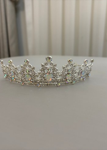 Işıltılı Çok Renkli Gelin Tacı - Görsel 2