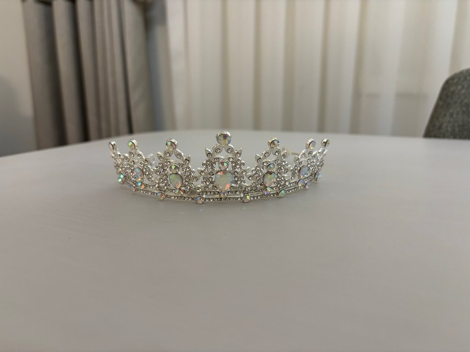 Işıltılı Çok Renkli Gelin Tacı - Görsel 2