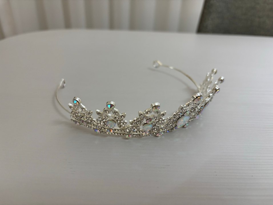 Işıltılı Çok Renkli Gelin Tacı - Görsel 3