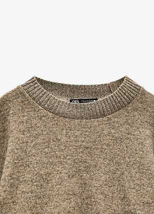 m Beden ZARA Orijinal Yumuşak Dokulu Sweatshirt Kazak