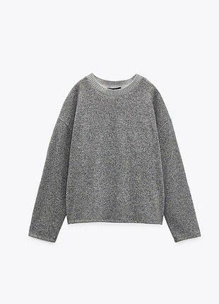 ZARA Orijinal Yumuşak Dokulu Sweatshirt Kazak