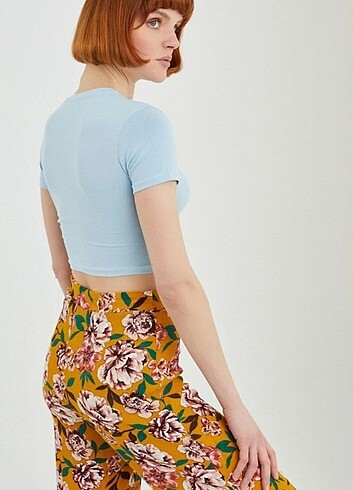 Zara ZARA Orijinal Yumuşak Kısa Crop-Kazak
