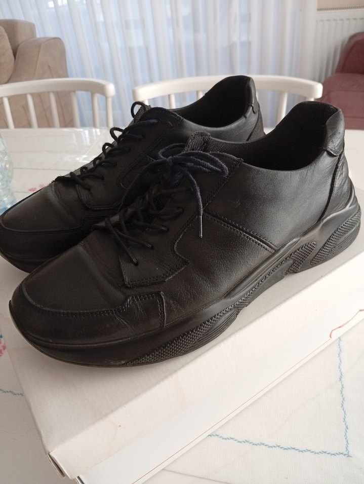 Siyah Erkek Bağcıklı  Ayakkabı - Görsel 4