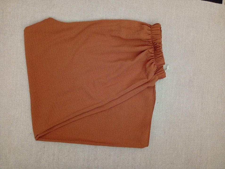 Bej Kadın Düğmeli Keten Gömlek - Görsel 3