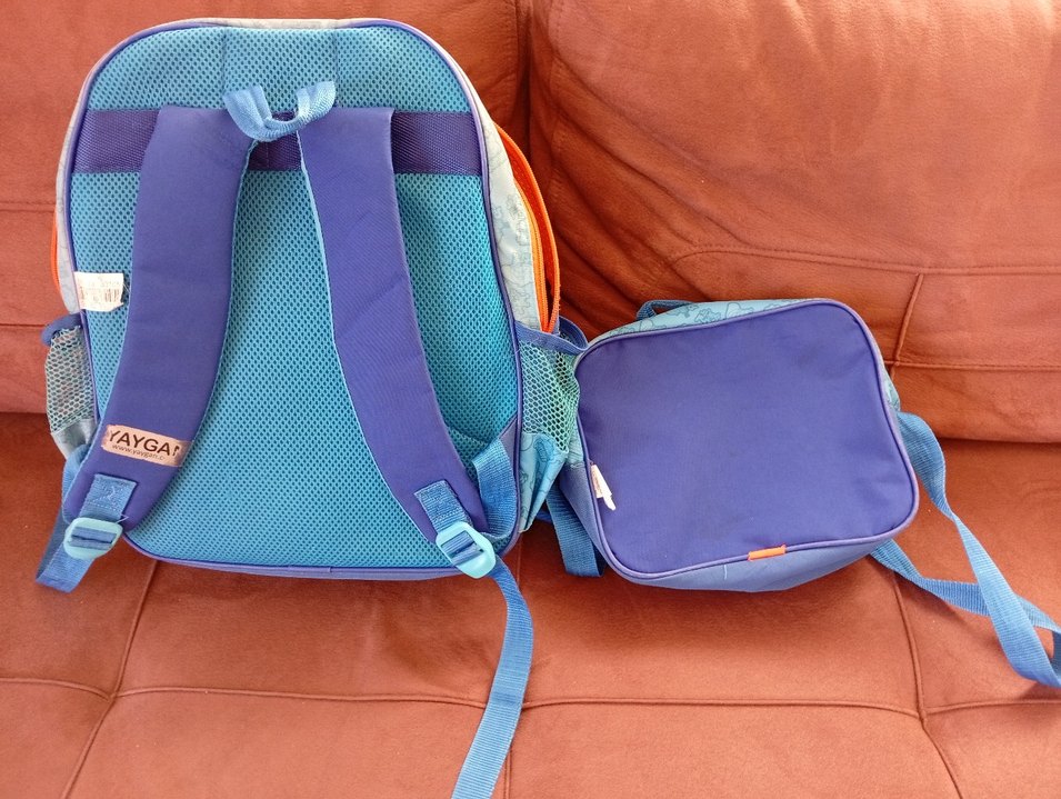 Çocuklar için renkli okul çantası seti - Görsel 3