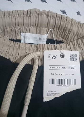 Zara Zara 5 yaş erkek çocuk şort
