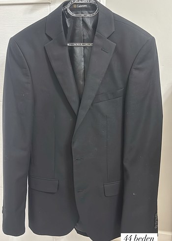 Erkek Siyah Klasik Kesim Takım Ceket - Görsel 2