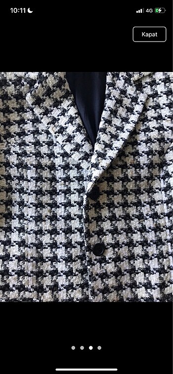 m Beden Kışlık blazer