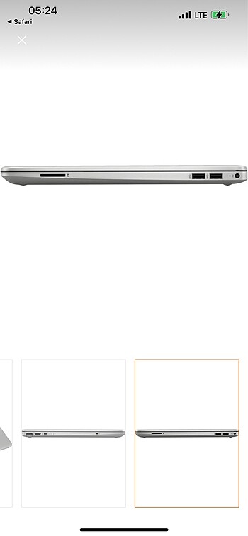 Beden HP Ryzen 5 8gb 512 gb 5625U dizüstü bilgisayar 0 kutulu ve fatur