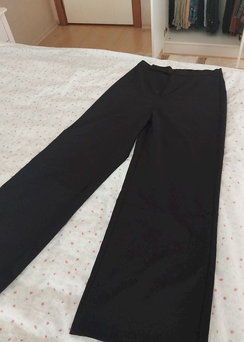 Siyah Kadın Kumaş Pantolon