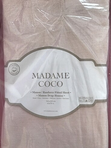 Madame coco çift kişilik lastikli çarşaf