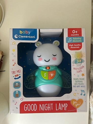 Baby clementoni gece lambası( ışıklı ve sesli)