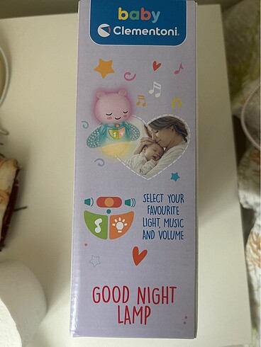 Beden Baby clementoni gece lambası( ışıklı ve sesli)