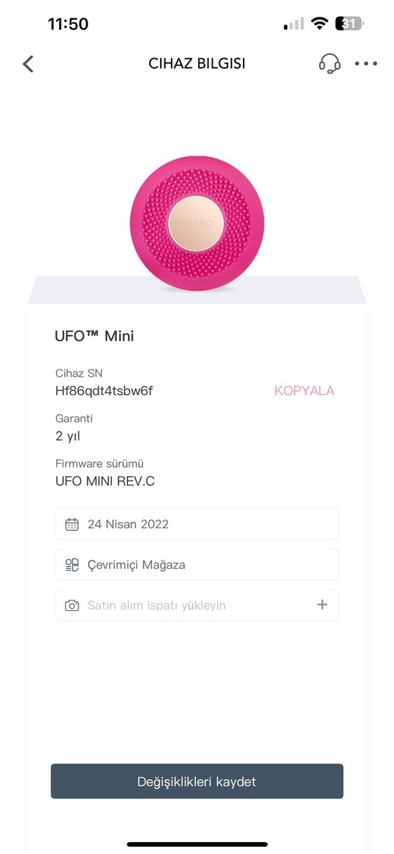 FOREO Ufo Mini + Maskeler - Görsel 3