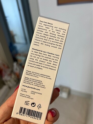 Diğer Jeuvenile Ginseng Serumu