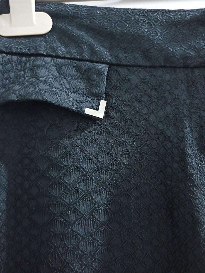 Network Siyah Yılan Desenli Kumaş Pantolon - Görsel 3