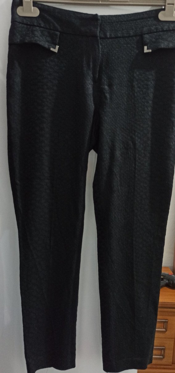 Network Siyah Yılan Desenli Kumaş Pantolon - Görsel 2