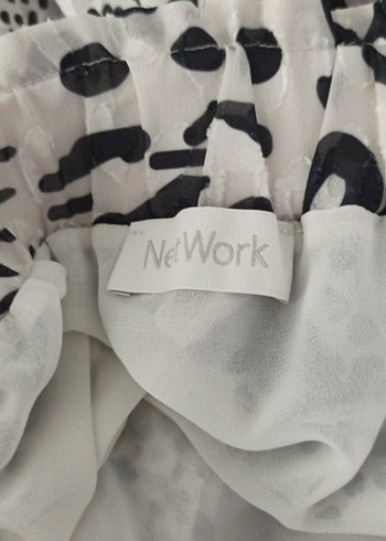 Network Zebra Desenli Fırfırlı Mini Etek - Görsel 8