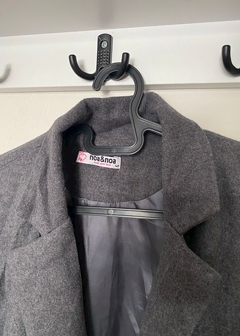 Antrasit Uzun Kaban, Beden L - Görsel 4