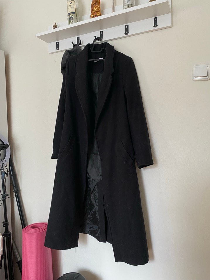 Siyah Uzun Kaban - Görsel 2