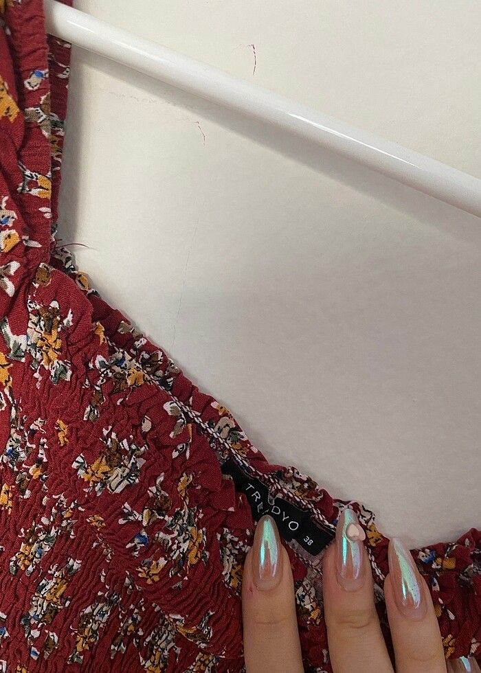 çiçekli elbise - Görsel 3