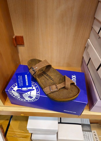 Birkenstock Birkenstock Kahverengi Tokalı Terlik