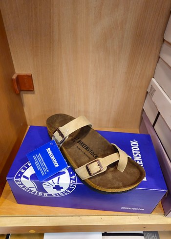 36 Beden Birkenstock Bej Tokalı Terlik