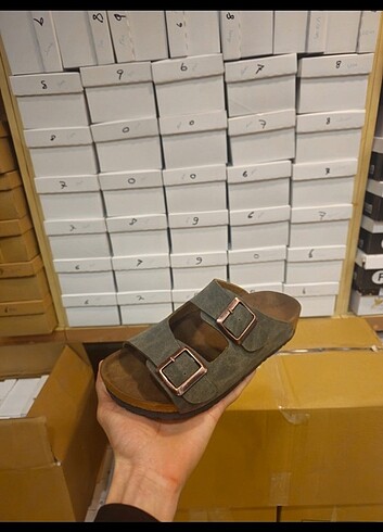 Birkenstock terlik haki 36 numara 
