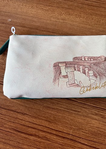2K THY Deri Fermuarlı Clutch Çanta