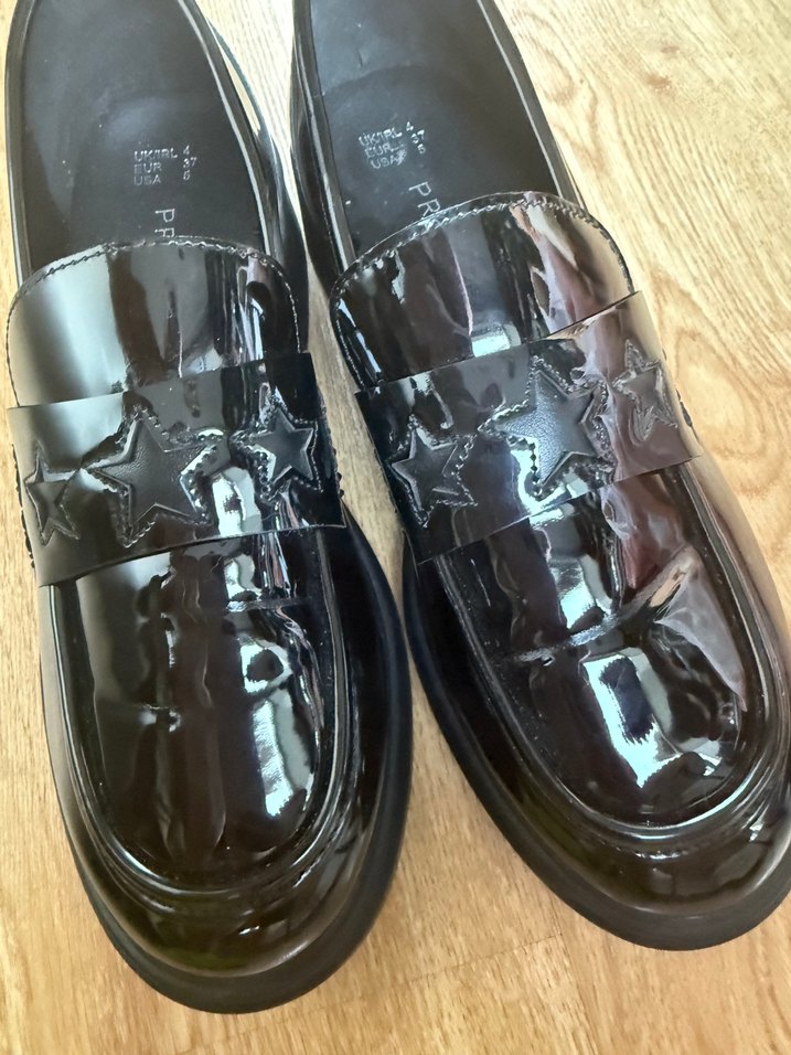 Parlak Siyah  Loafer - Görsel 5