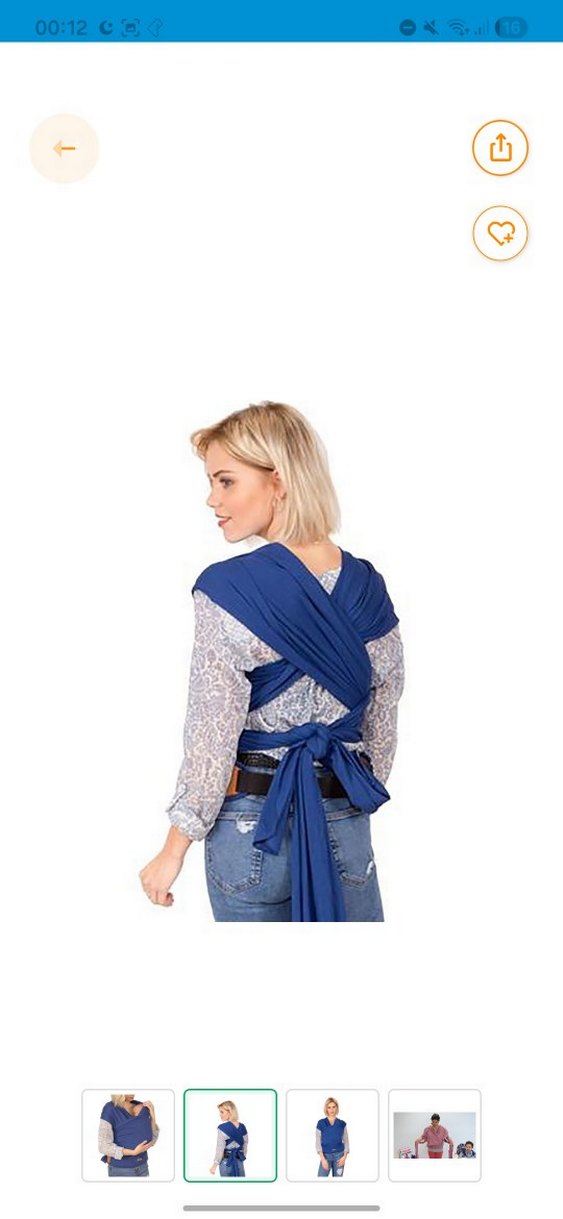 Bebek Kanguru sling - Görsel 3