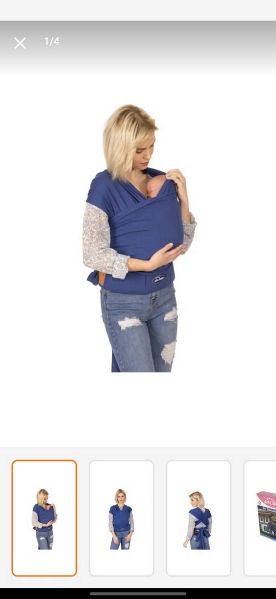 Bebek Kanguru sling - Görsel 4